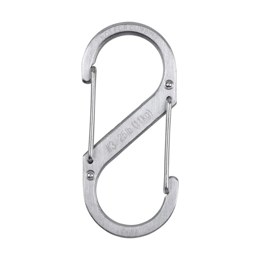 Nite Ize Carabiners 2.67-in Stainless Oval Wire Carabiner 3 Nite Ize Carabiners 2.67-in Stainless Oval Wire Carabiner - Image 3