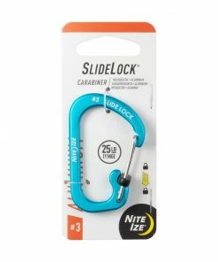 Nite Ize Carabiners 1.87-in Blue Locking D-shaped Wire Carabiner