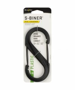 Nite Ize Carabiners 7.5-in Black Plastic Oval Wire Carabiner