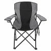 Garden Treasures Beach & Camping Chairs Black/Grey Folding Camping Chair