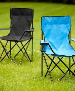Garden Treasures Beach & Camping Chairs Black Folding Camping Chair -Outdoor Recreation Outlet Shop 08724868 scaled