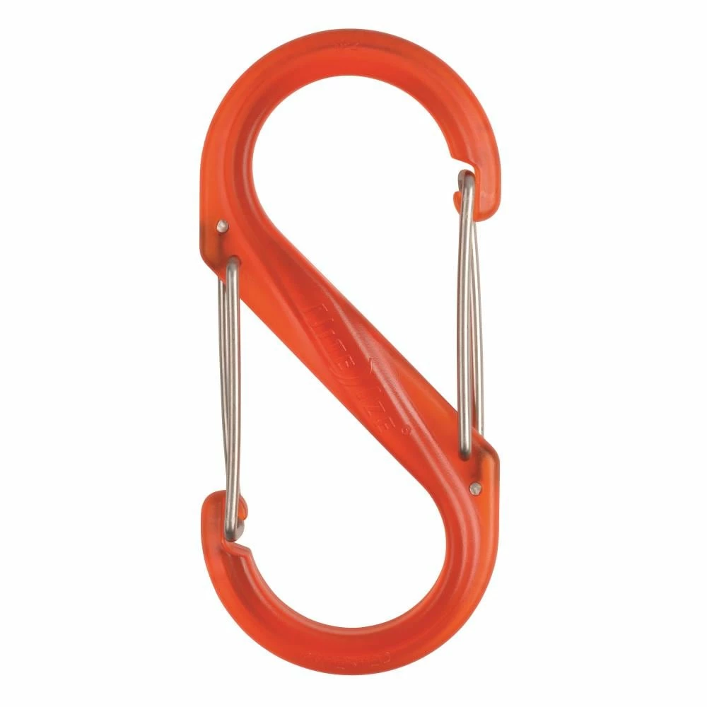 Nite Ize Carabiners 3.45-in Orange Oval Wire Carabiner 1 Nite Ize Carabiners 3.45-in Orange Oval Wire Carabiner