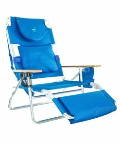 Deltess Beach & Camping Chairs Blue Folding Beach Chair