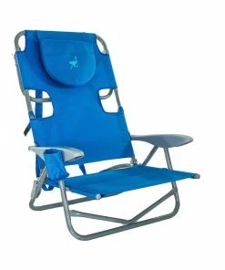 Deltess Beach & Camping Chairs Blue Folding Beach Chair