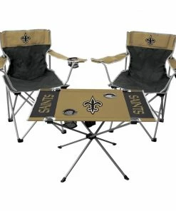 Rawlings Beach & Camping Chairs New Orleans Saints Multi Color Folding Tailgate Set Chair