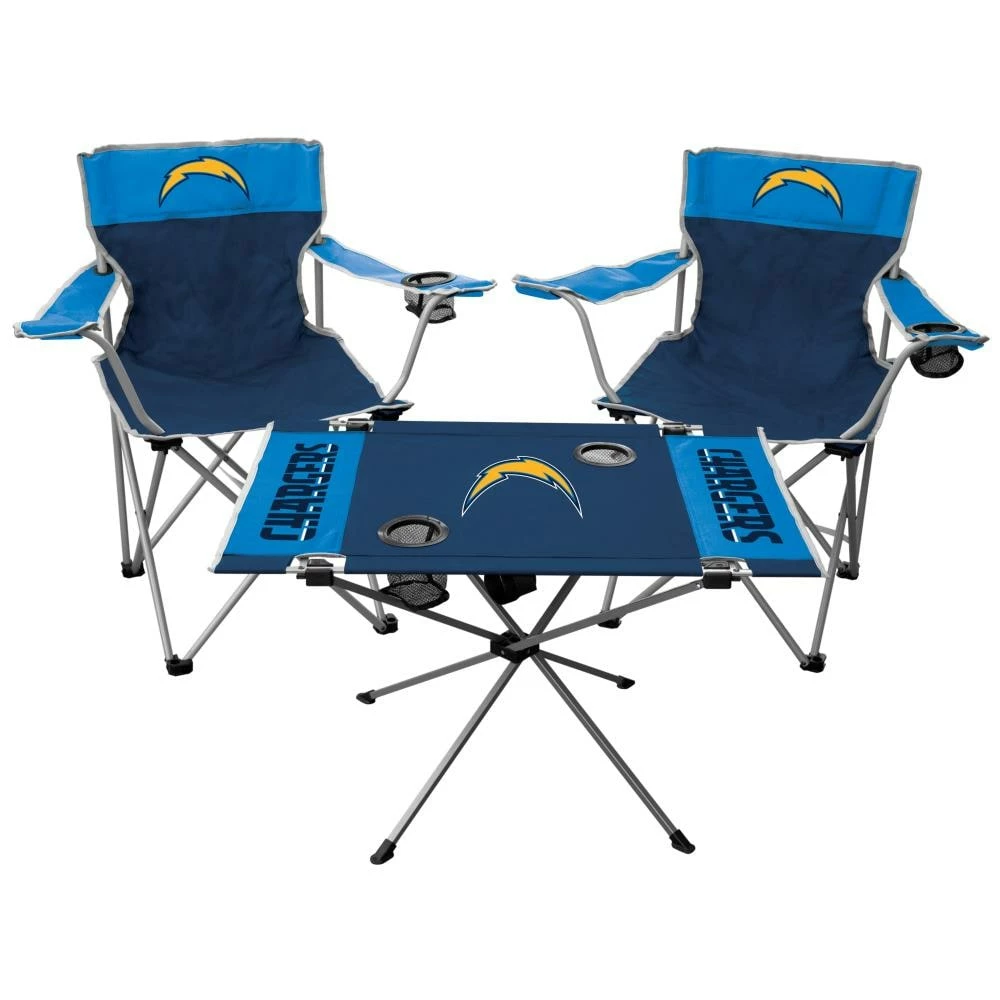 Rawlings Beach & Camping Chairs Los Angeles Chargers Folding Tailgate Set Chair 1 Rawlings Beach & Camping Chairs Los Angeles Chargers Folding Tailgate Set Chair