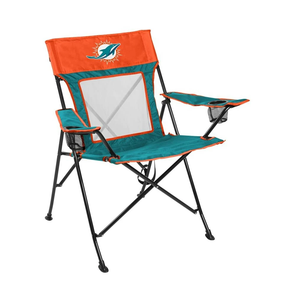 Rawlings Beach & Camping Chairs Miami Dolphins Folding Tailgate Chair 1 Rawlings Beach & Camping Chairs Miami Dolphins Folding Tailgate Chair