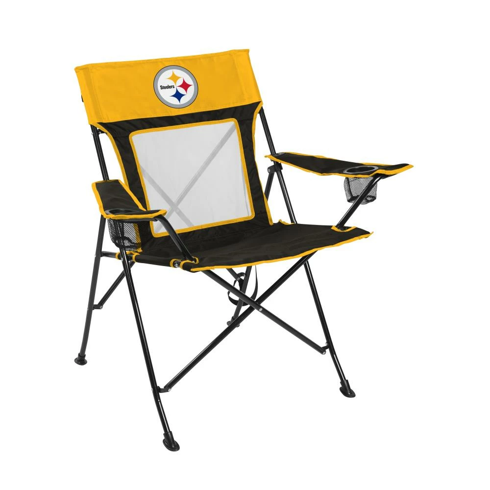 Rawlings Beach & Camping Chairs Pittsburgh Steelers Folding Tailgate Chair 1 Rawlings Beach & Camping Chairs Pittsburgh Steelers Folding Tailgate Chair