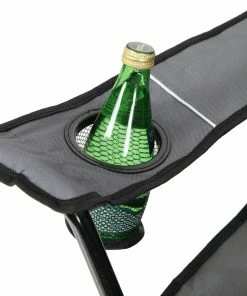 Garden Treasures Beach & Camping Chairs Black/Grey Folding Camping Chair -Outdoor Recreation Outlet Shop 10994727