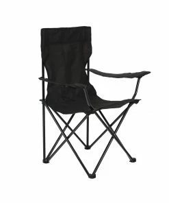 Garden Treasures Beach & Camping Chairs Black Folding Camping Chair -Outdoor Recreation Outlet Shop 11049429 scaled