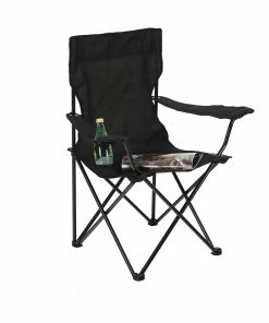 Garden Treasures Beach & Camping Chairs Black Folding Camping Chair -Outdoor Recreation Outlet Shop 11049431