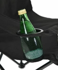 Garden Treasures Beach & Camping Chairs Black Folding Camping Chair -Outdoor Recreation Outlet Shop 11049435