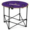 Logo Brands Beach & Camping Chairs Minnesota Vikings Purple Folding Tailgate Table Chair