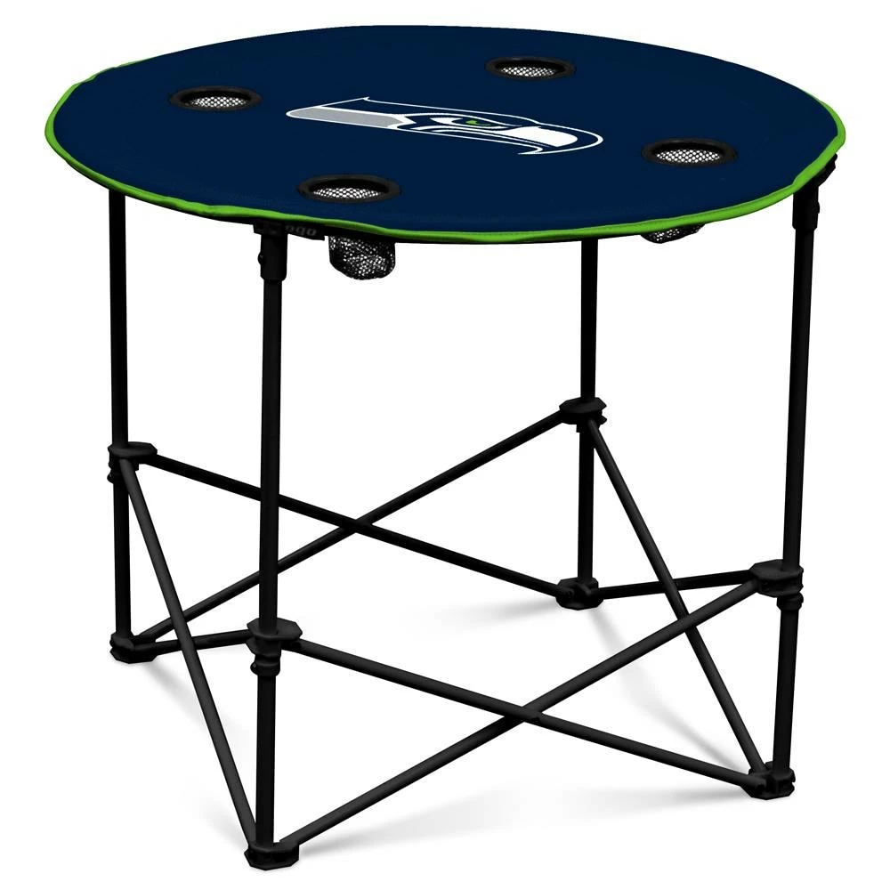 Logo Brands Beach & Camping Chairs Seattle Seahawks Blue Folding Tailgate Table Chair 1 Logo Brands Beach & Camping Chairs Seattle Seahawks Blue Folding Tailgate Table Chair