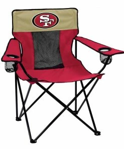 Logo Brands Beach & Camping Chairs San Francisco 49ers Team Color Folding Tailgate Chair