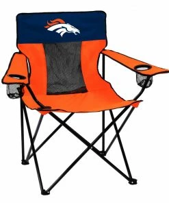 Logo Brands Beach & Camping Chairs Denver Broncos Team Color Folding Tailgate Chair