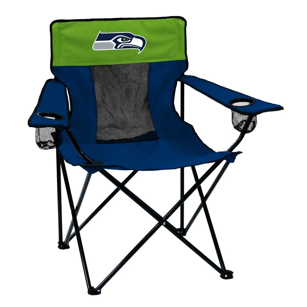 Logo Brands Beach & Camping Chairs Seattle Seahawks Team Color Folding Tailgate Chair 1 Logo Brands Beach & Camping Chairs Seattle Seahawks Team Color Folding Tailgate Chair