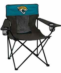 Logo Brands Beach & Camping Chairs Jacksonville Jaguars Team Color Folding Tailgate Chair