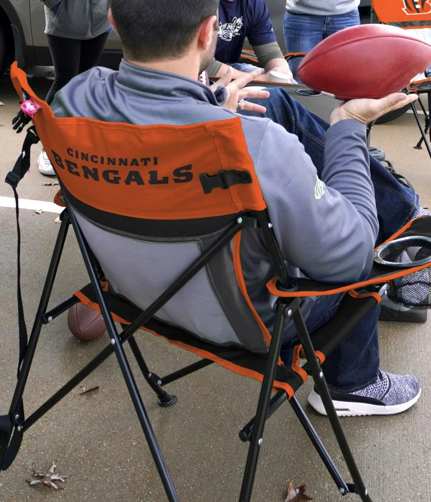 Rawlings Beach & Camping Chairs Cincinnati Bengals Folding Tailgate Chair 2 Rawlings Beach & Camping Chairs Cincinnati Bengals Folding Tailgate Chair - Image 2