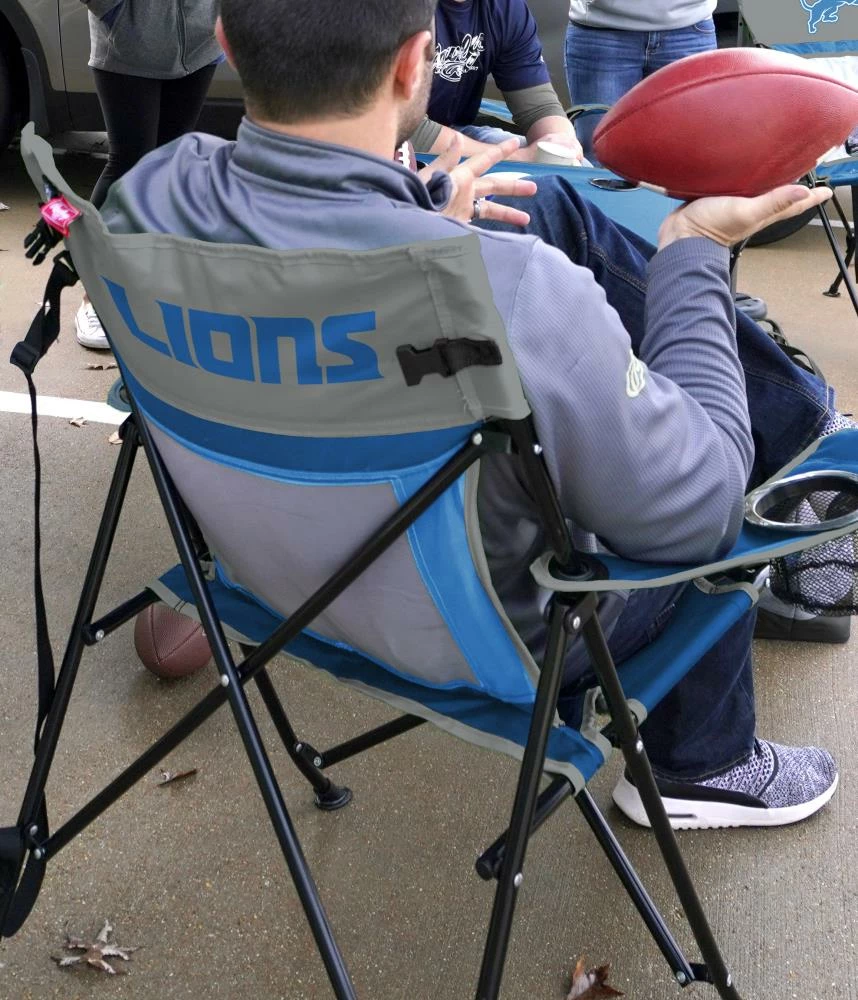 Rawlings Beach & Camping Chairs Detroit Lions Folding Tailgate Chair 2 Rawlings Beach & Camping Chairs Detroit Lions Folding Tailgate Chair - Image 2