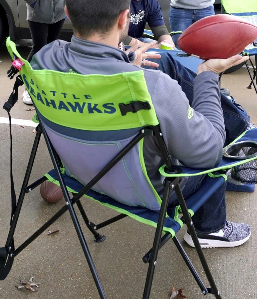 Rawlings Beach & Camping Chairs Seattle Seahawks Folding Tailgate Chair 2 Rawlings Beach & Camping Chairs Seattle Seahawks Folding Tailgate Chair - Image 2