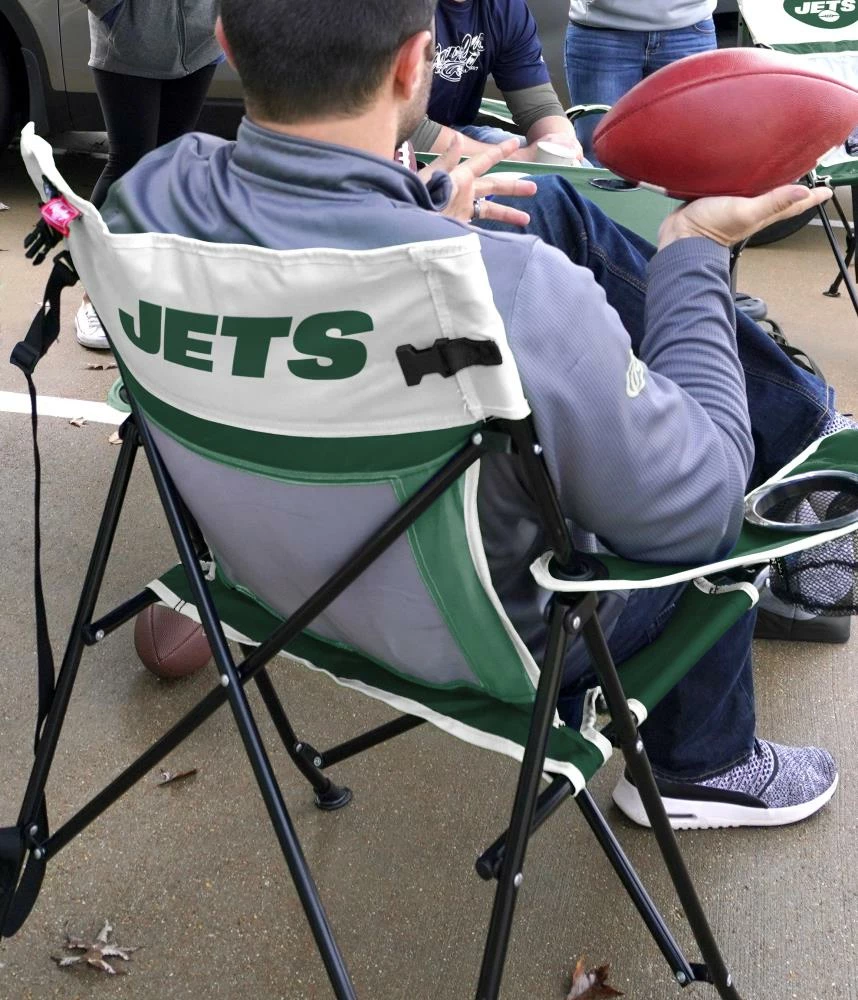 Rawlings Beach & Camping Chairs New York Jets Folding Tailgate Chair 2 Rawlings Beach & Camping Chairs New York Jets Folding Tailgate Chair - Image 2