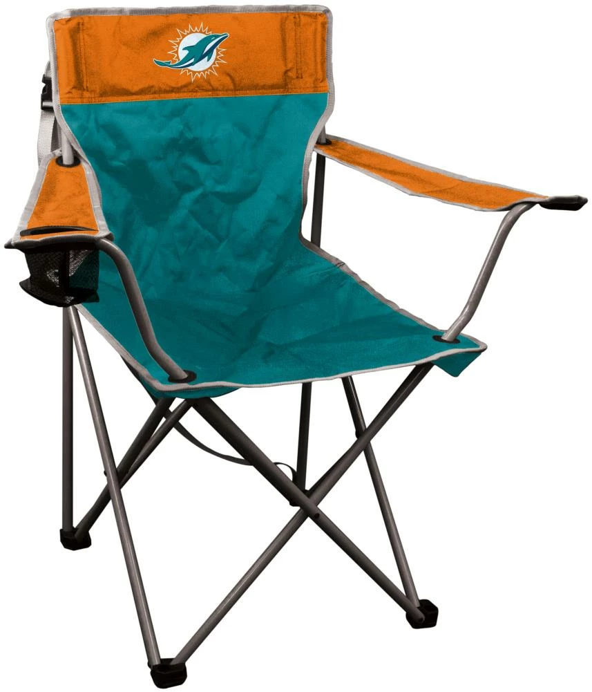 Rawlings Beach & Camping Chairs Miami Dolphins Multi Color Folding Tailgate Set Chair 2 Rawlings Beach & Camping Chairs Miami Dolphins Multi Color Folding Tailgate Set Chair - Image 2