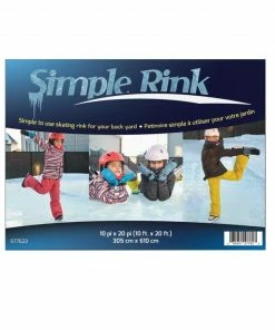 Gazebo Penguin Snow Sleds Simple Rink Backyard Ice Skating Rink