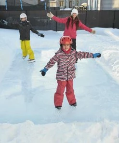 Gazebo Penguin Snow Sleds Simple Rink Backyard Ice Skating Rink -Outdoor Recreation Outlet Shop 12111856