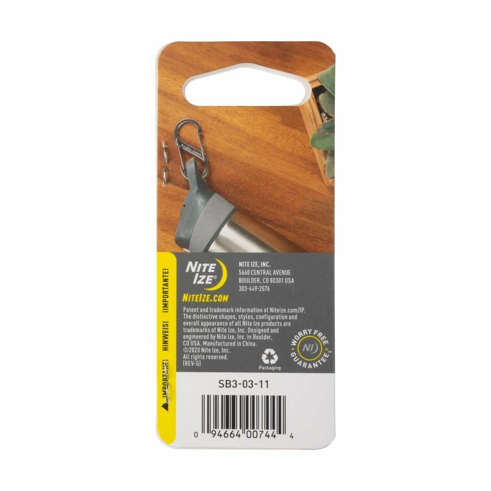 Nite Ize Carabiners 2.67-in Stainless Oval Wire Carabiner 9 Nite Ize Carabiners 2.67-in Stainless Oval Wire Carabiner - Image 9