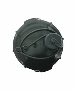 Road & Home RV Accessories RV Waste Cap with Flushing Port Fits 3 In. Waste Connection with Standard Bayonet Style Connecting Ears and 3/4 In. Garden Hose Flush Attachment with Black ABS Construction