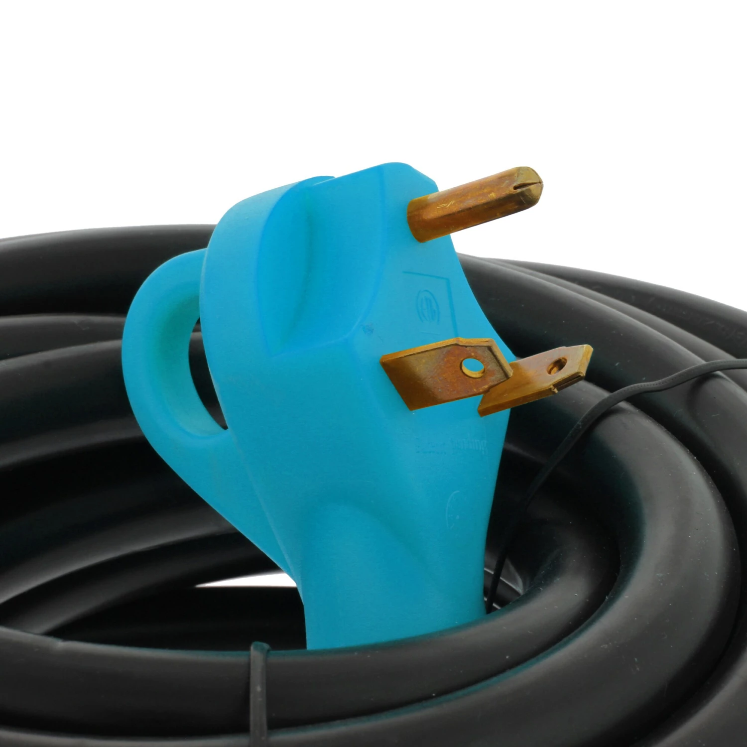 Road & Home RV Accessories 25 Ft. RV Electrical Cord with Pull Out Handles Type 10/3 STW 30 Amp 125 V to 4 Degrees Fahrenheit Cold Weather Jacket Black with Yellow Handles 2 Road & Home RV Accessories 25 Ft. RV Electrical Cord with Pull Out Handles Type 10/3 STW 30 Amp 125 V to 4 Degrees Fahrenheit Cold Weather Jacket Black with Yellow Handles - Image 2