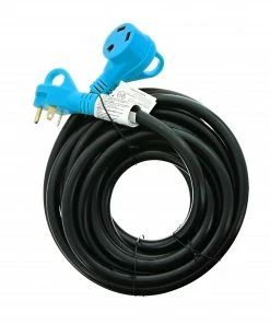 Road & Home RV Accessories 25 Ft. RV Electrical Cord with Pull Out Handles Type 10/3 STW 30 Amp 125 V to 4 Degrees Fahrenheit Cold Weather Jacket Black with Yellow Handles 9 Road & Home RV Accessories 25 Ft. RV Electrical Cord with Pull Out Handles Type 10/3 STW 30 Amp 125 V to 4 Degrees Fahrenheit Cold Weather Jacket Black with Yellow Handles -Outdoor Recreation Outlet Shop 15615083