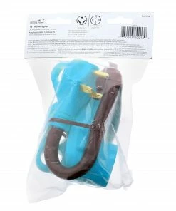 Road & Home RV Accessories 18 In. RV Electrical Adapter Fits 30 Amp Male to 50 Amp Female with Pull Out Handles Type 10/3 STW 30 Amp 125 V to 4 Degrees Fahrenheit Cold Weather Jacket Black with Yellow Handles -Outdoor Recreation Outlet Shop 15615089