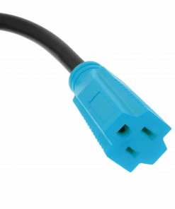 Road & Home RV Accessories 12 In. RV Electrical Adapter Fits 30 Amp Male to 15 Amp Female with Pull Out Handles Type 12/3 SJTW 30 Amp 125 V to 4 Degrees Fahrenheit Cold Weather Jacket Black with Yellow Handles -Outdoor Recreation Outlet Shop 15615112