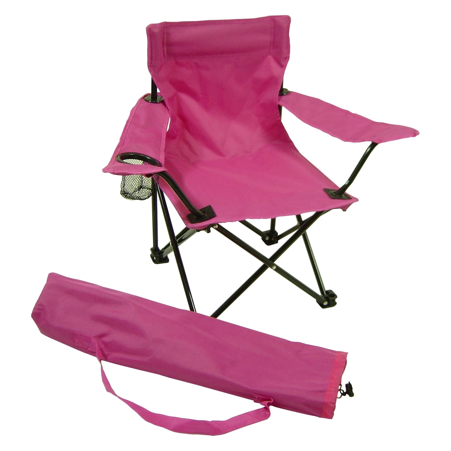 Redmon Beach & Camping Chairs Hot Pink Folding Camping Chair 1 Redmon Beach & Camping Chairs Hot Pink Folding Camping Chair