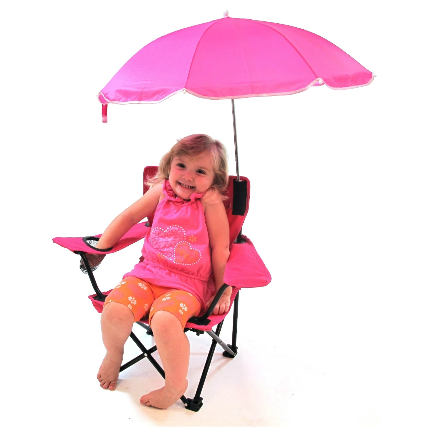 Redmon Beach & Camping Chairs Hot Pink Folding Camping Chair 4 Redmon Beach & Camping Chairs Hot Pink Folding Camping Chair - Image 4