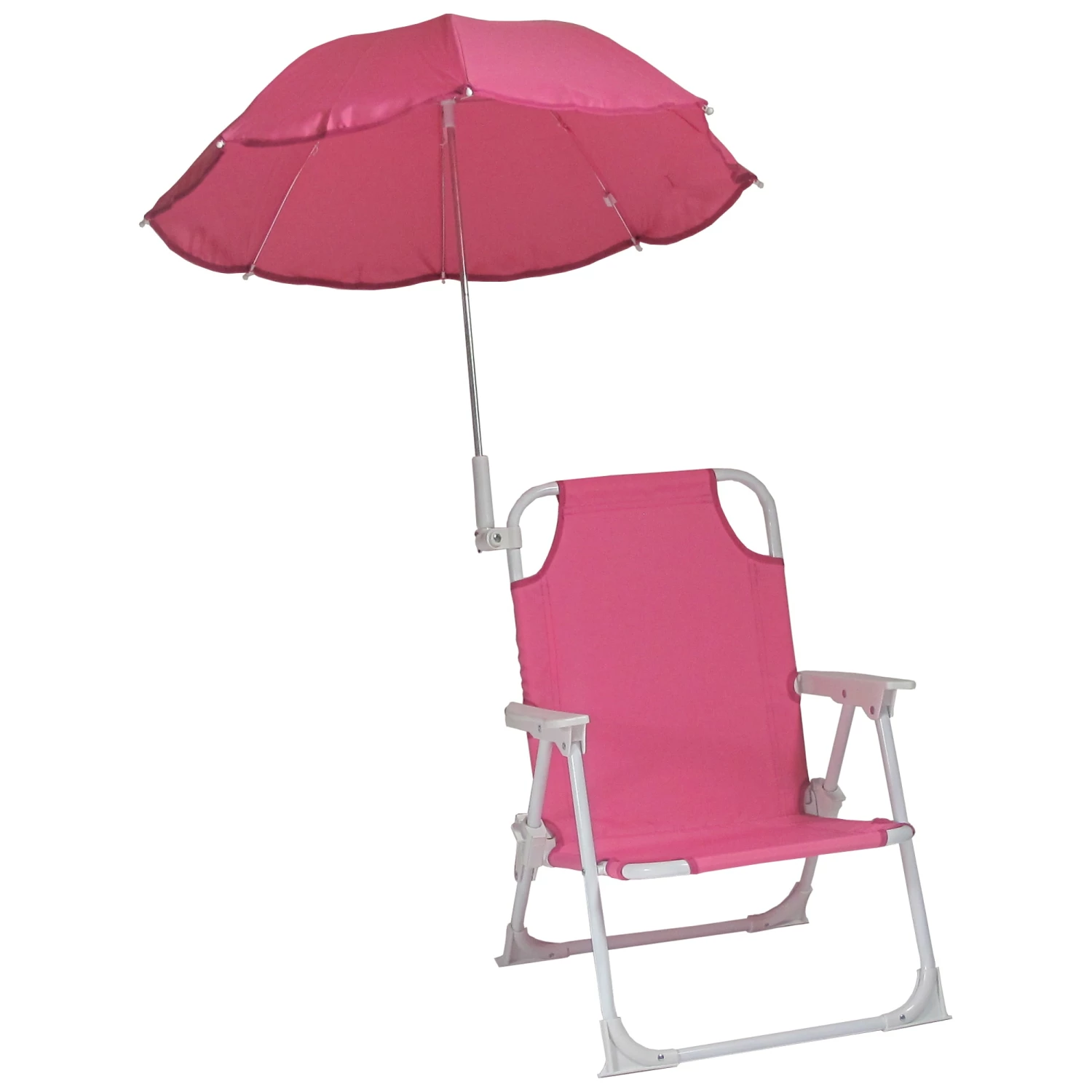 Redmon Beach & Camping Chairs Hot Pink Folding Beach Chair 1 Redmon Beach & Camping Chairs Hot Pink Folding Beach Chair