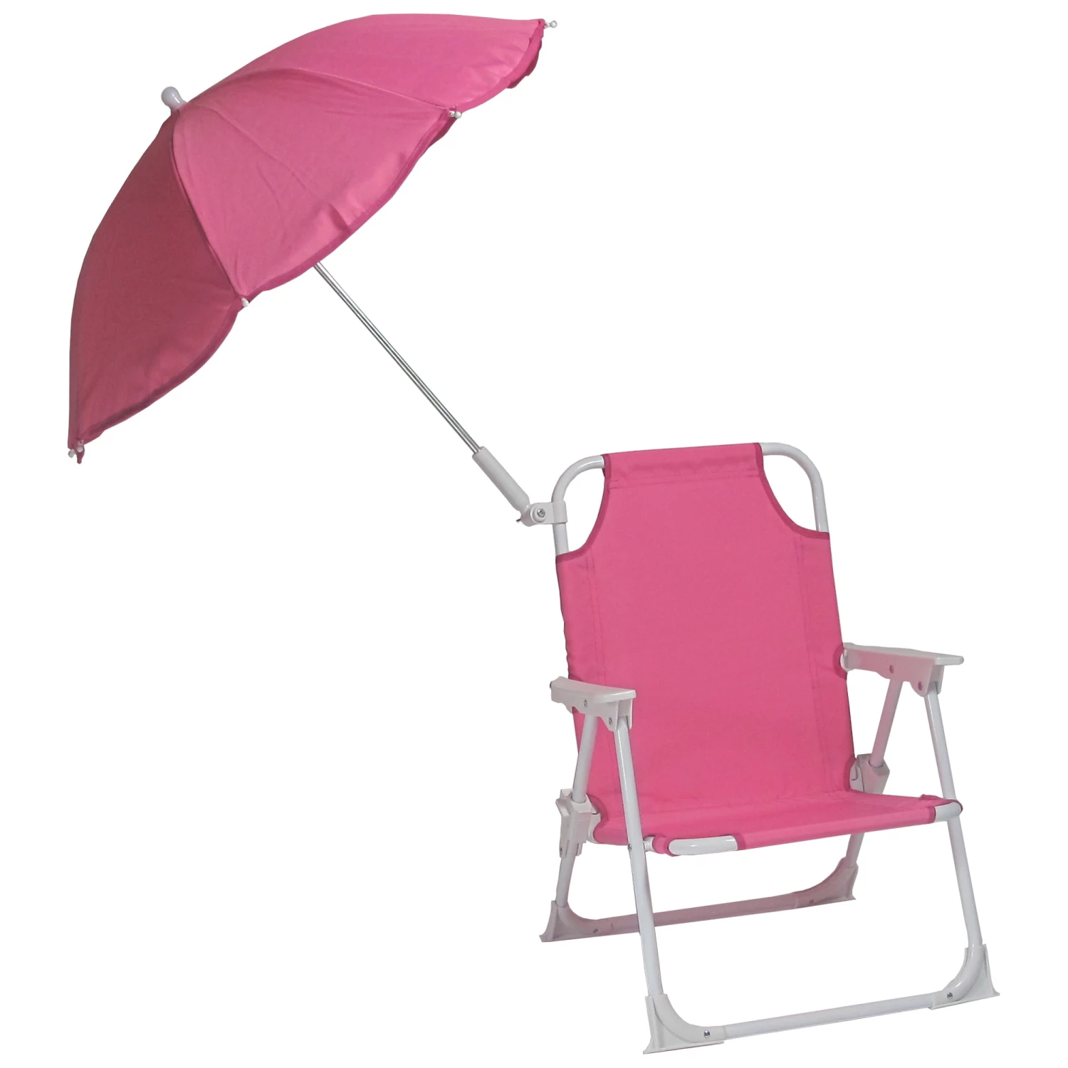 Redmon Beach & Camping Chairs Hot Pink Folding Beach Chair 2 Redmon Beach & Camping Chairs Hot Pink Folding Beach Chair - Image 2