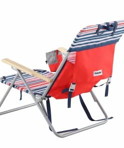 Outsider Beach & Camping Chairs Red/Blue Stripes Folding Beach Chair -Outdoor Recreation Outlet Shop 40667834