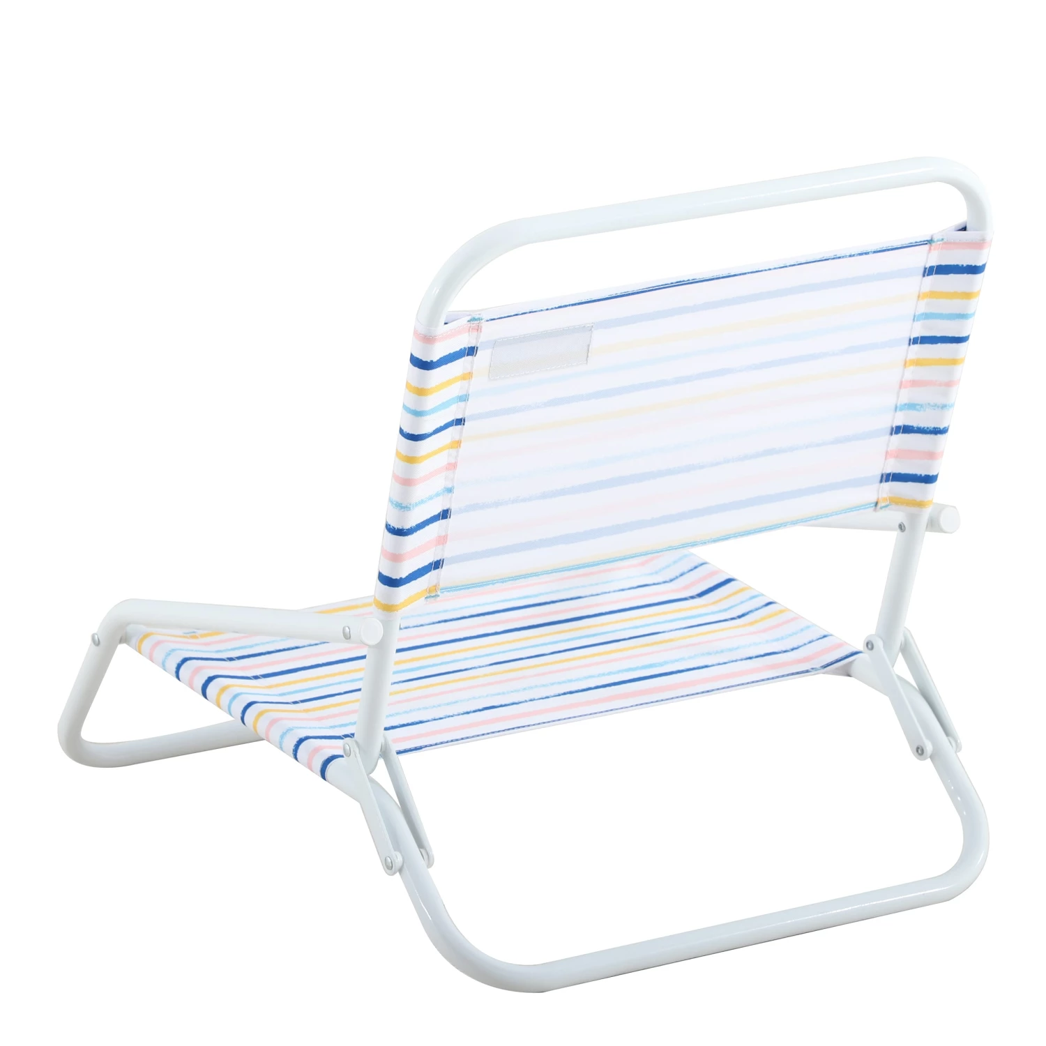 Outsider Beach & Camping Chairs Blue Stripe Folding Beach Chair 3 Outsider Beach & Camping Chairs Blue Stripe Folding Beach Chair - Image 3