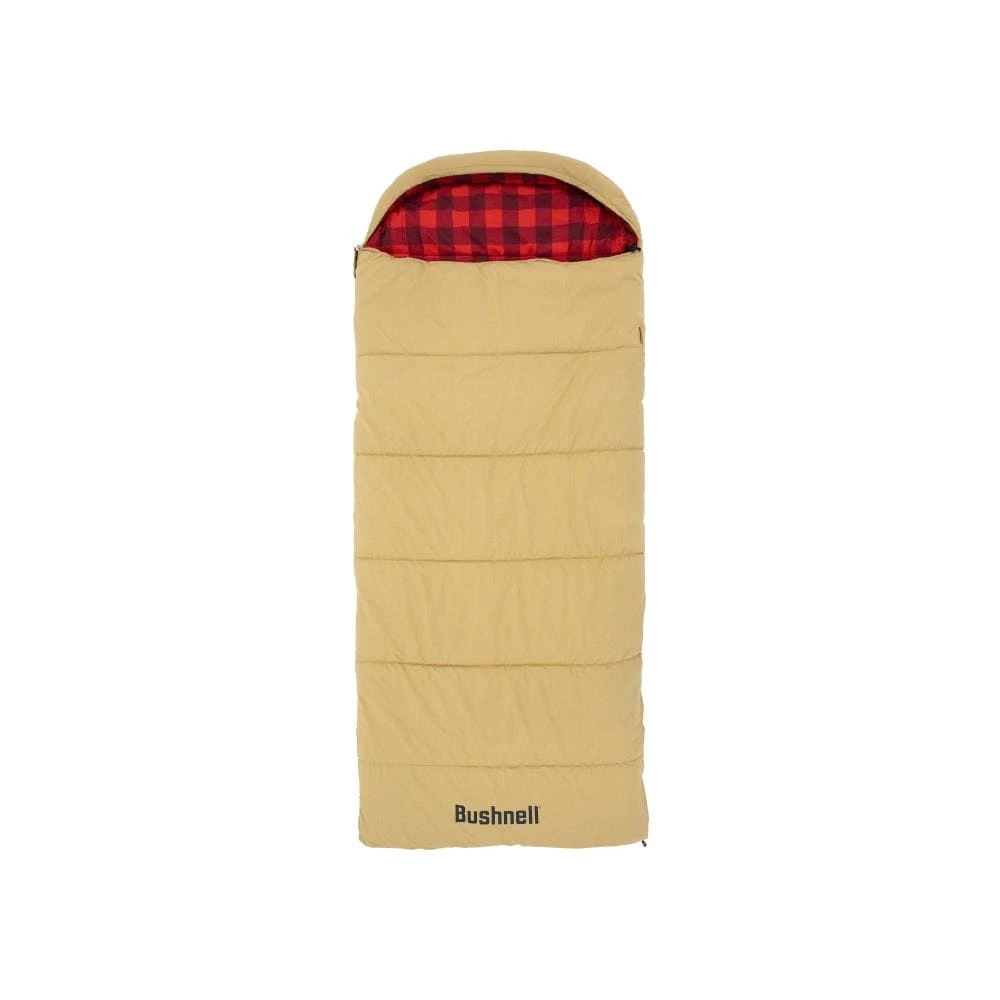 Bushnell Sleeping Bags & Pads Bushnell 20 Degree Hooded Canvas Sleeping Bag 1 Bushnell Sleeping Bags & Pads Bushnell 20 Degree Hooded Canvas Sleeping Bag
