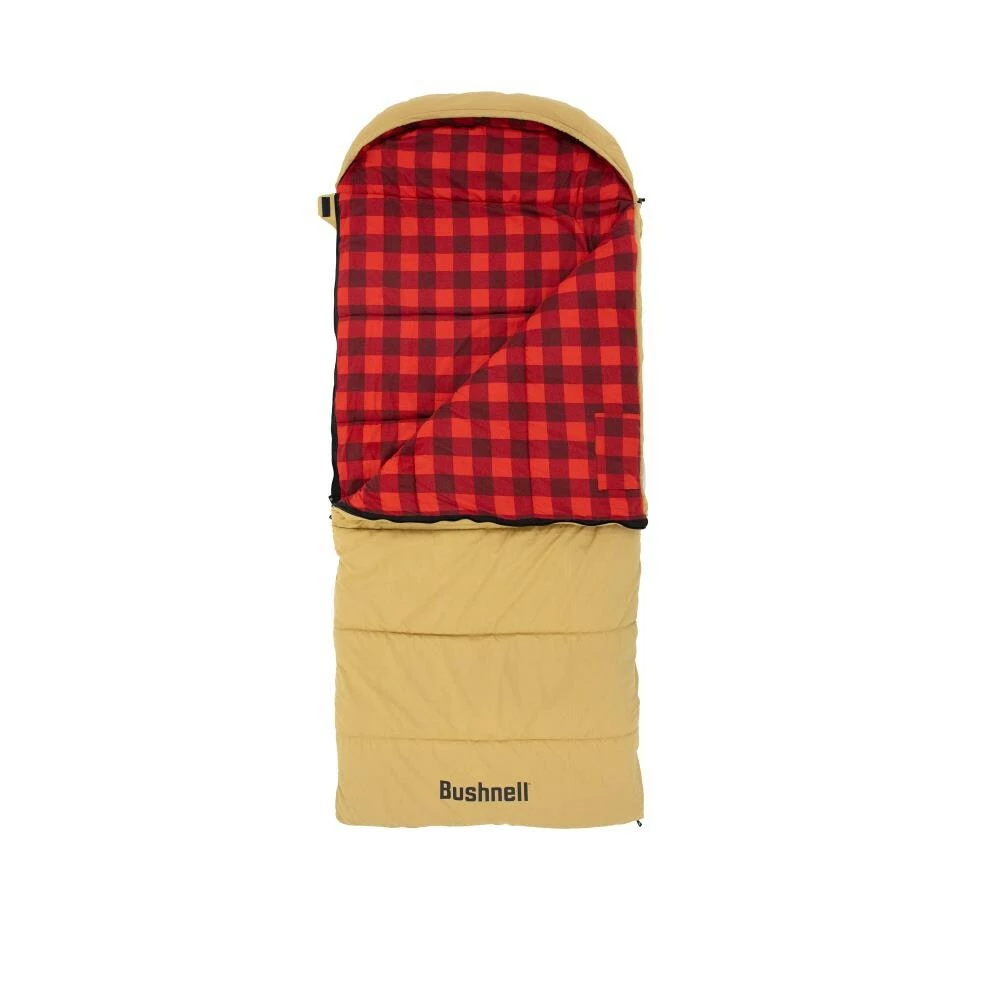 Bushnell Sleeping Bags & Pads Bushnell 20 Degree Hooded Canvas Sleeping Bag 2 Bushnell Sleeping Bags & Pads Bushnell 20 Degree Hooded Canvas Sleeping Bag - Image 2