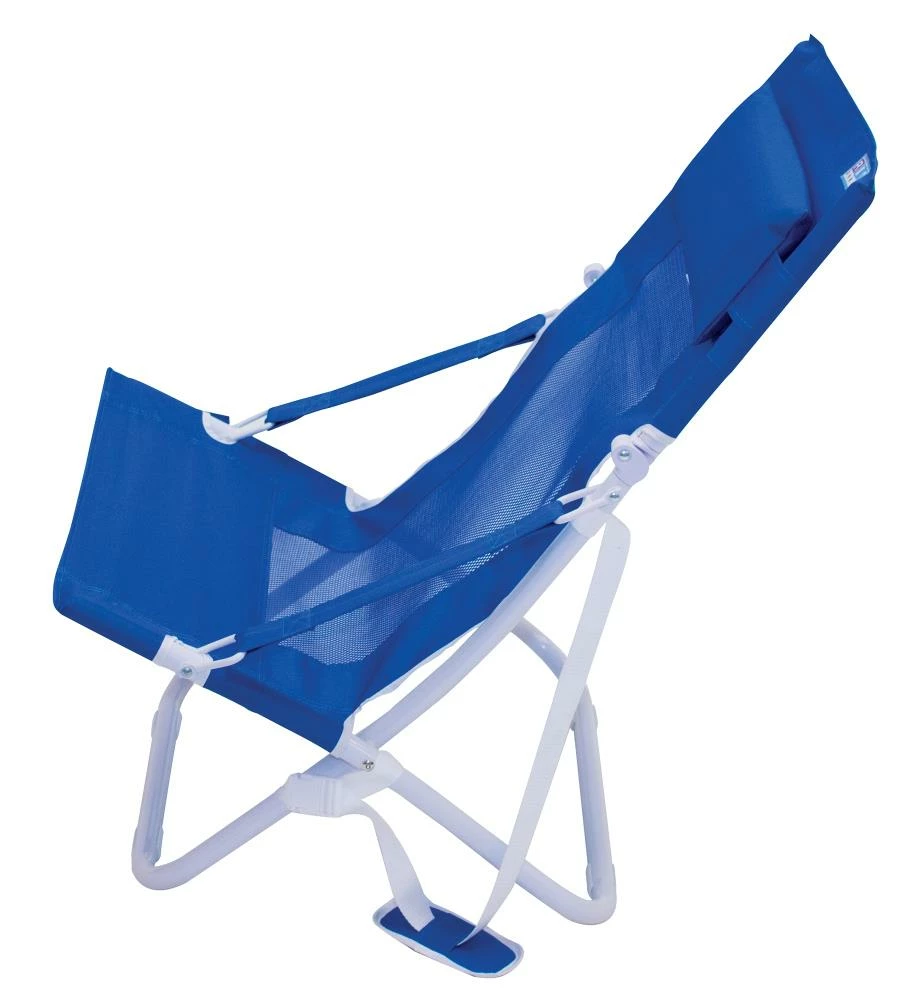 RIO Brands Beach & Camping Chairs Blue Folding Beach Chair 2 RIO Brands Beach & Camping Chairs Blue Folding Beach Chair - Image 2