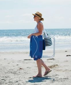 RIO Brands Beach & Camping Chairs Blue Folding Beach Chair 6 RIO Brands Beach & Camping Chairs Blue Folding Beach Chair -Outdoor Recreation Outlet Shop 42128779
