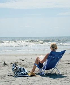 RIO Brands Beach & Camping Chairs Blue Folding Beach Chair 7 RIO Brands Beach & Camping Chairs Blue Folding Beach Chair -Outdoor Recreation Outlet Shop 42128780