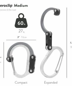 Heroclip Carabiners Heroclip Medium Shade of Gray -Outdoor Recreation Outlet Shop 42209436