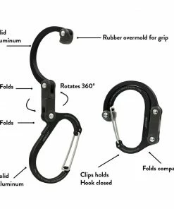 Heroclip Carabiners Heroclip Medium Stealth Black 17 Heroclip Carabiners Heroclip Medium Stealth Black -Outdoor Recreation Outlet Shop 42209472