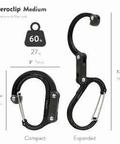 Heroclip Carabiners Heroclip Medium Stealth Black 18 Heroclip Carabiners Heroclip Medium Stealth Black -Outdoor Recreation Outlet Shop 42209473