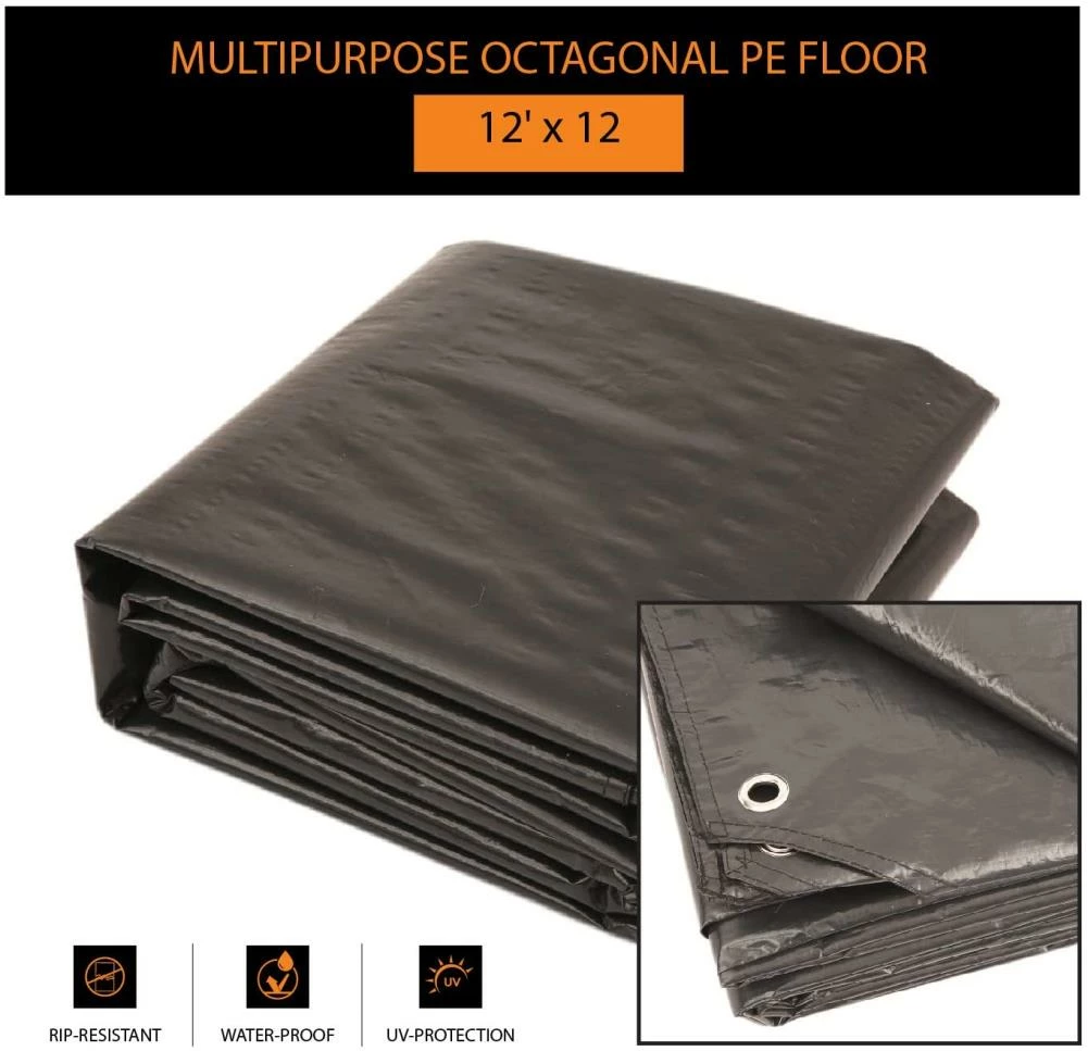 Alvantor Tent Accessories 12 Ft. x 12 Ft. Tarp Floor Mat 6 Alvantor Tent Accessories 12 Ft. x 12 Ft. Tarp Floor Mat - Image 6